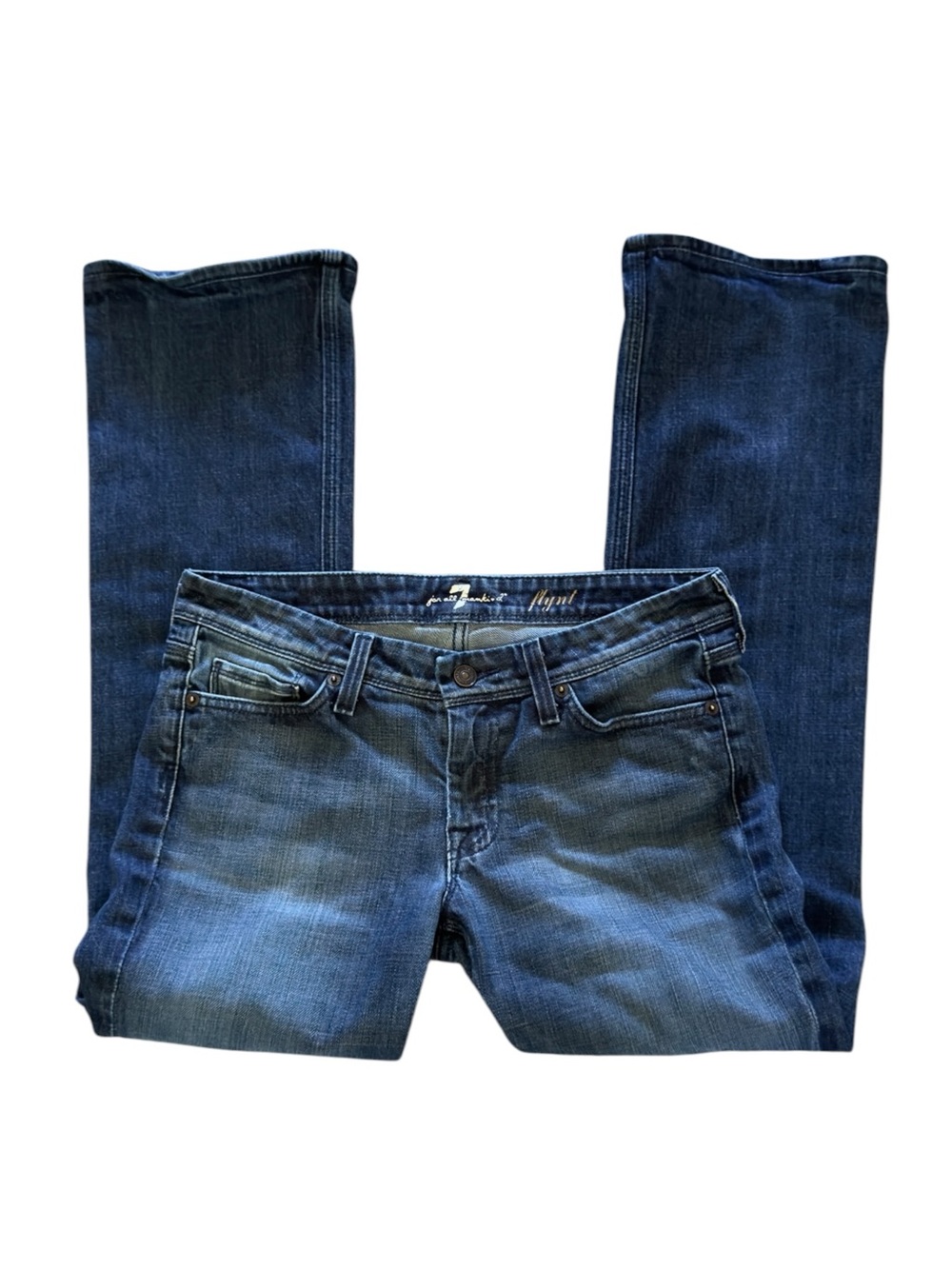 7 For All Mankind Flynt Low Rise Bootcut Jeans Size 29 30x28
